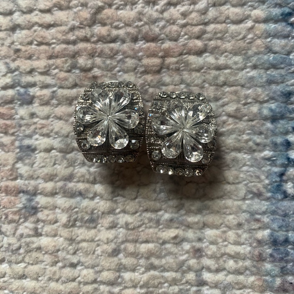 Diamond Clip-on Earrings